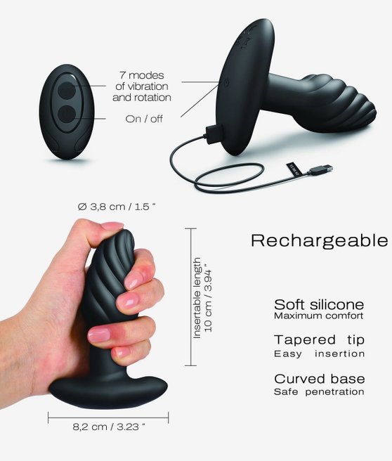 Dorcel Spin Plug rotujący