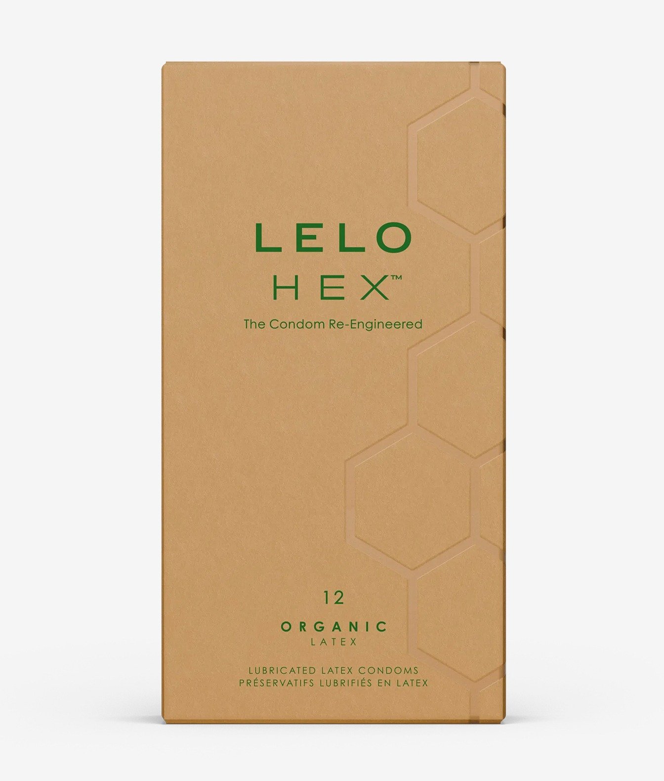 LELO prezerwatywy HEX™ Organic 54 mm z L-argininą 12 szt