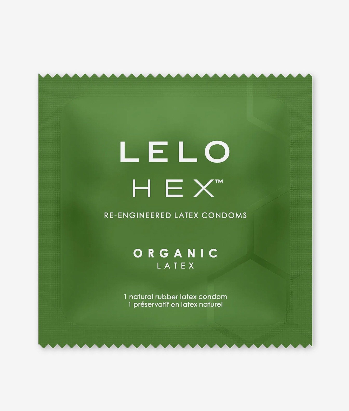 LELO prezerwatywy HEX™ Organic 54 mm z L-argininą 1 szt