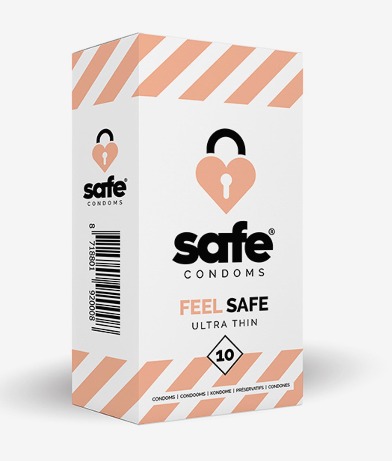 Safe FeelSafe Condoms Ultra Thin 10 szt Prezerwatywy ultra cienkie