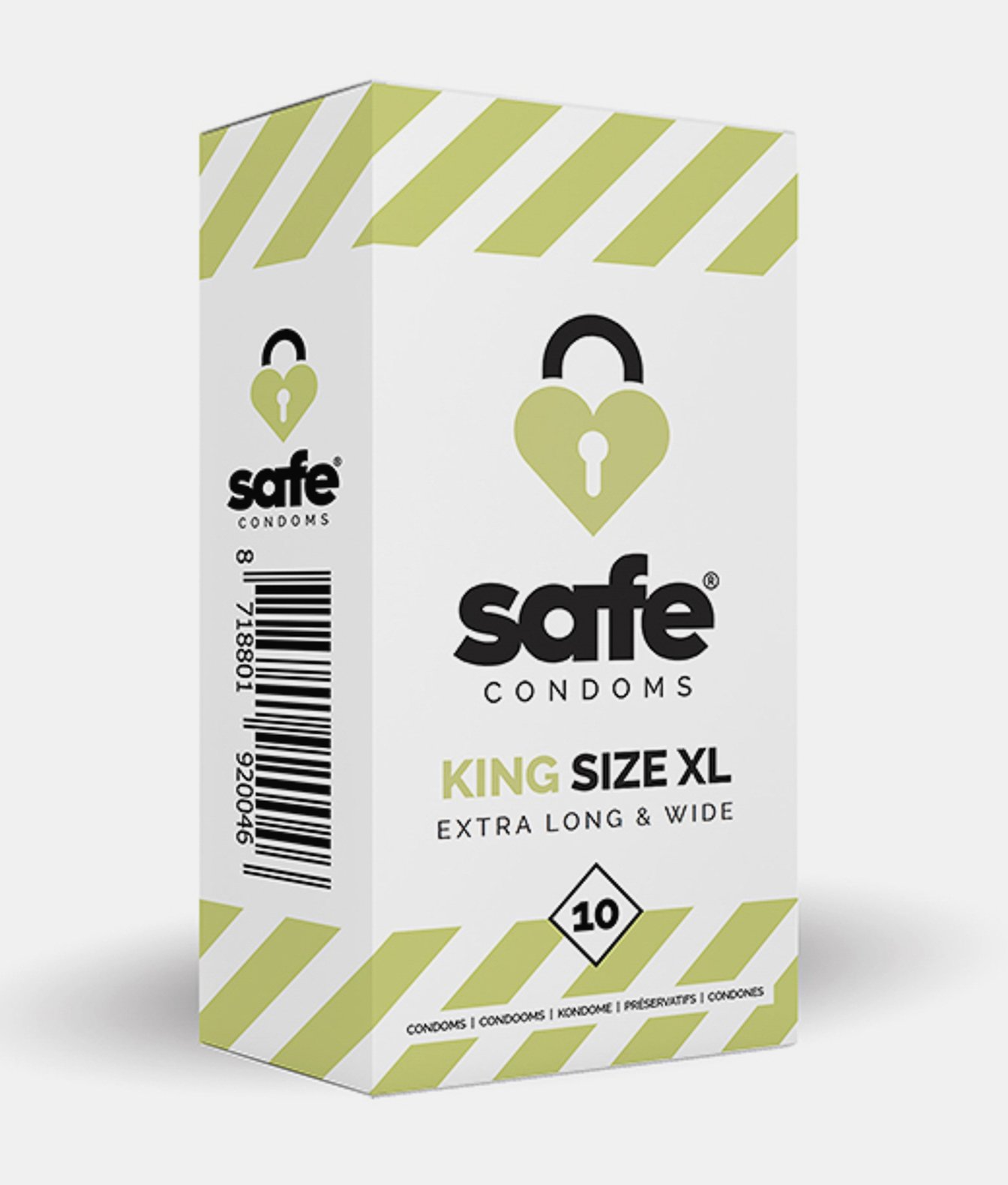 Safe XL Condoms 10 szt Prezerwatywy XL