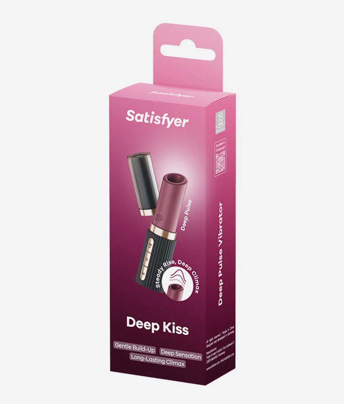 Satisfyer Deep Kiss masażer z technologią pulsacji powietrza