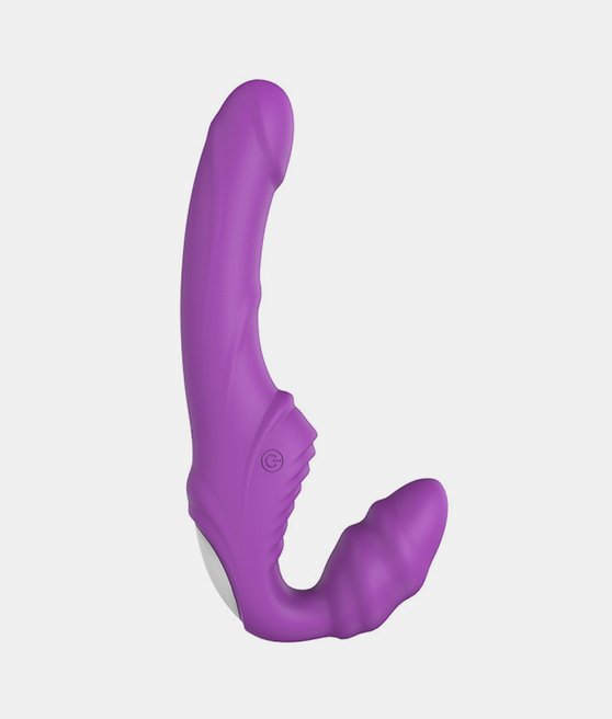 Dream Toys vibes of love double dipper purple wibrator króliczek
