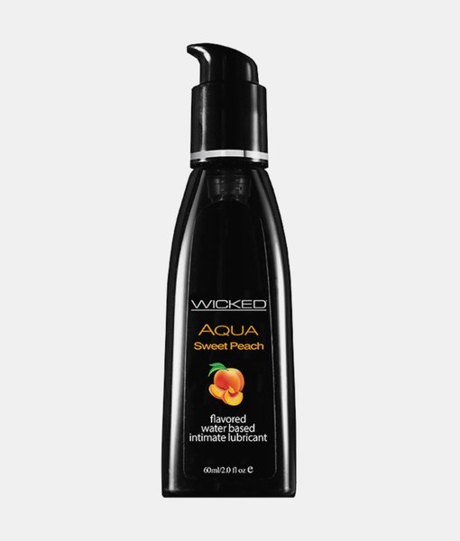 Wicked Aqua słodka brzoskwini o smaku 60 ml lubrykant na bazie wody