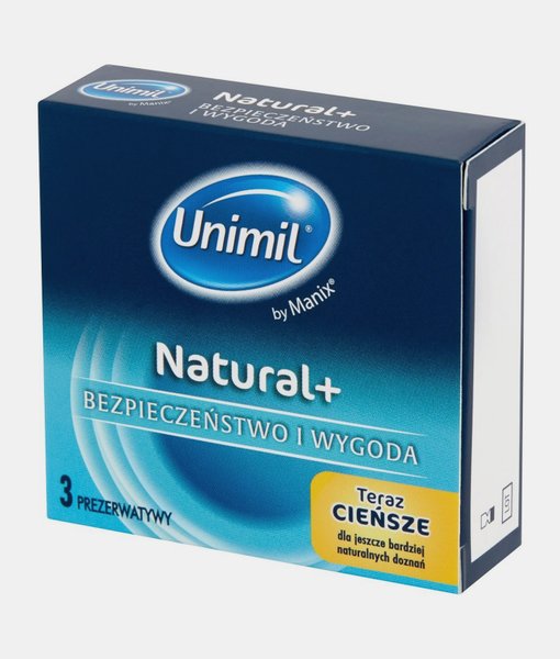 Unimil Natural 3 szt prezerwatywy