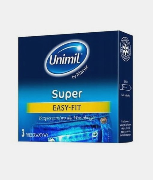Unimil Super easy fit 3 szt prezerwatywy