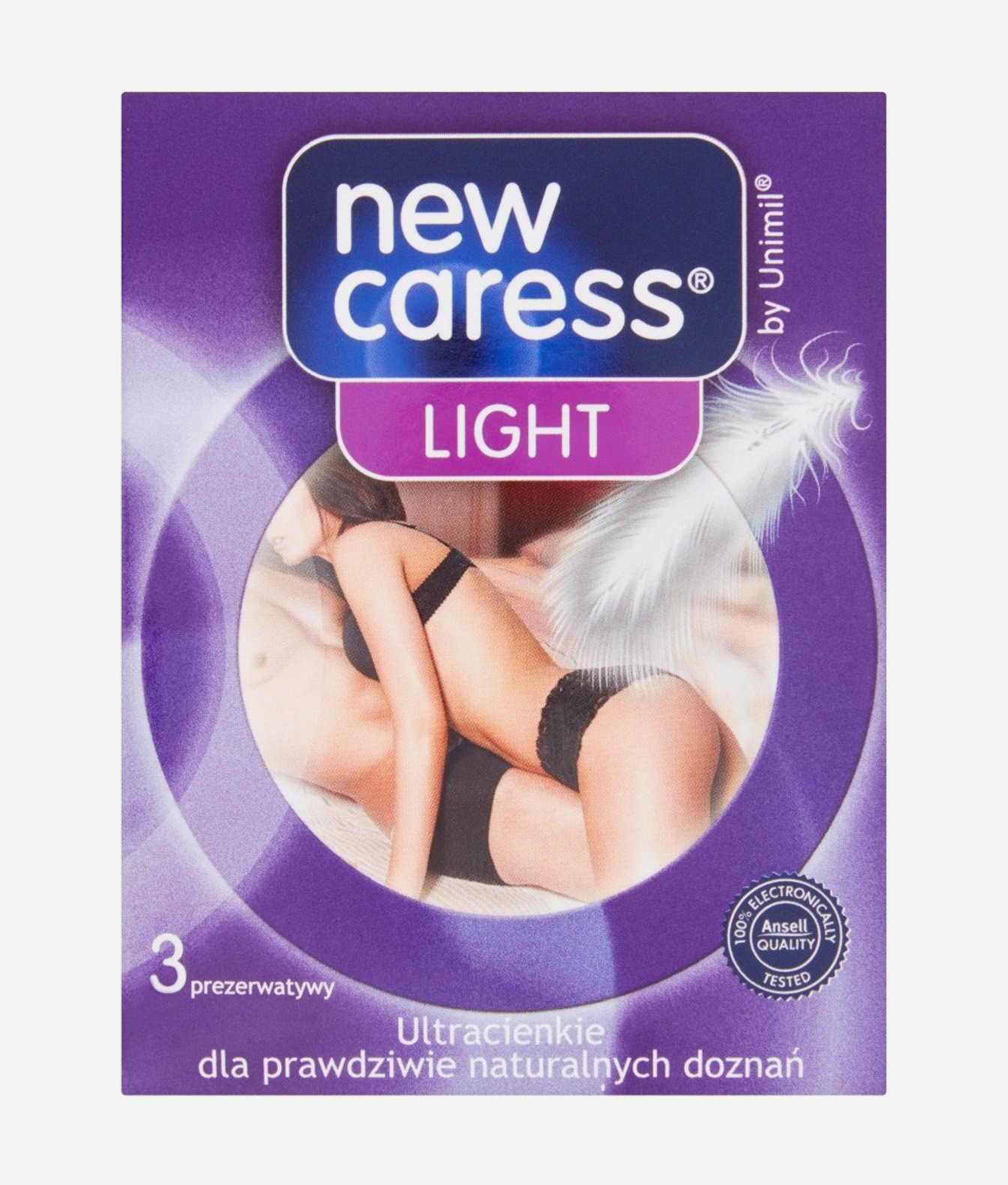 New Caress new caress box 3 light Prezerwatywy 3 szt