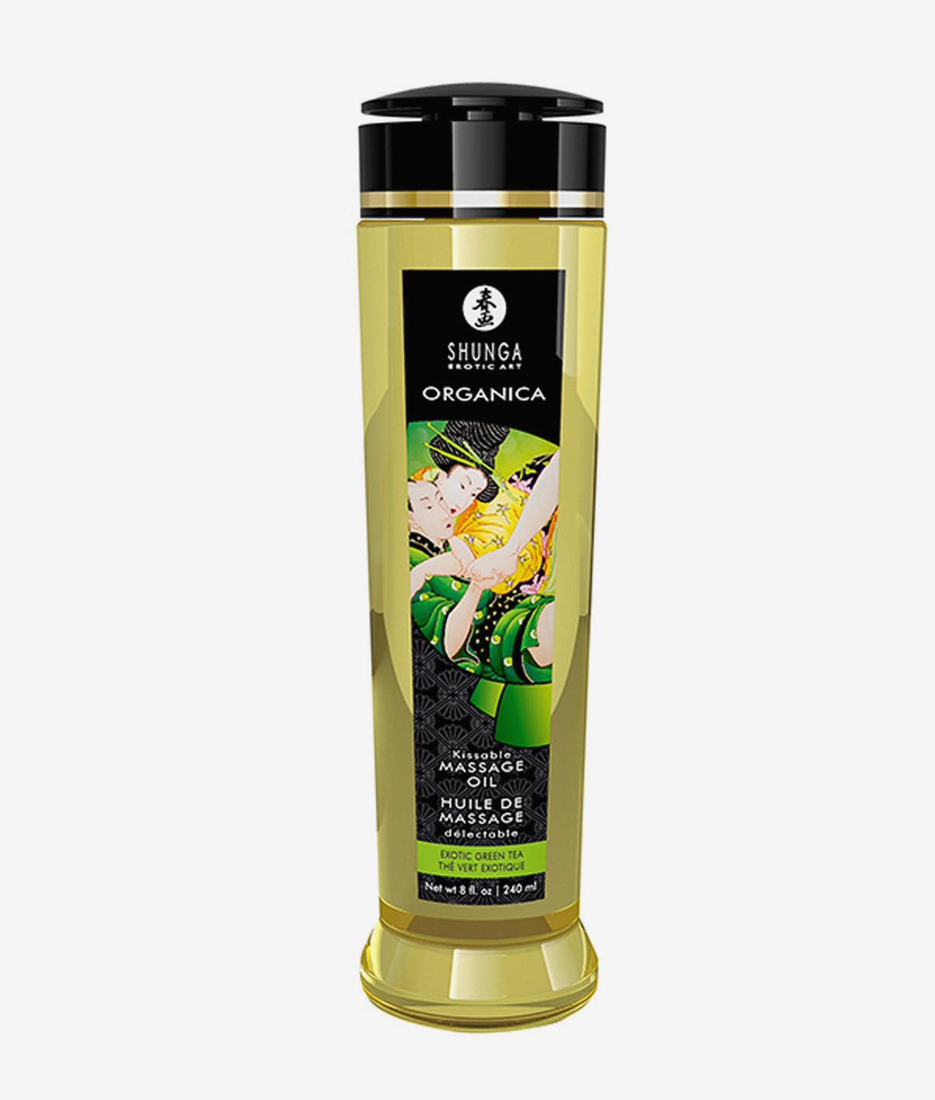 Shunga Natural Massage Oil Organica Green Tea 240ml organiczny olejek do masażu