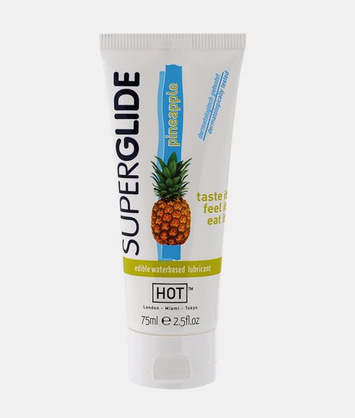HOT Superglide Pineapple 75ml jadalny lubrykant na bazie wody