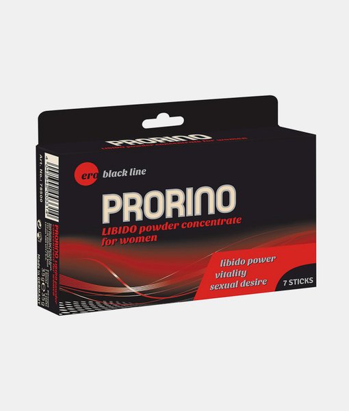 HOT Ero Prorino Black Line Libido Powder Concentrate środek zwiększający libido w saszetkach
