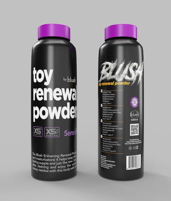 Blush toy renewal powder white puder