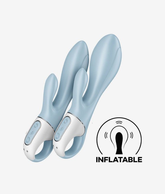 Satisfyer Air Pump Bunny 1 Light Blue