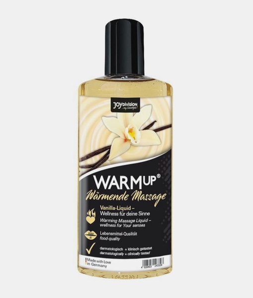 JoyDivision Warmup Vanilia 150ml rozgrzewający olejek do masażu waniliowy