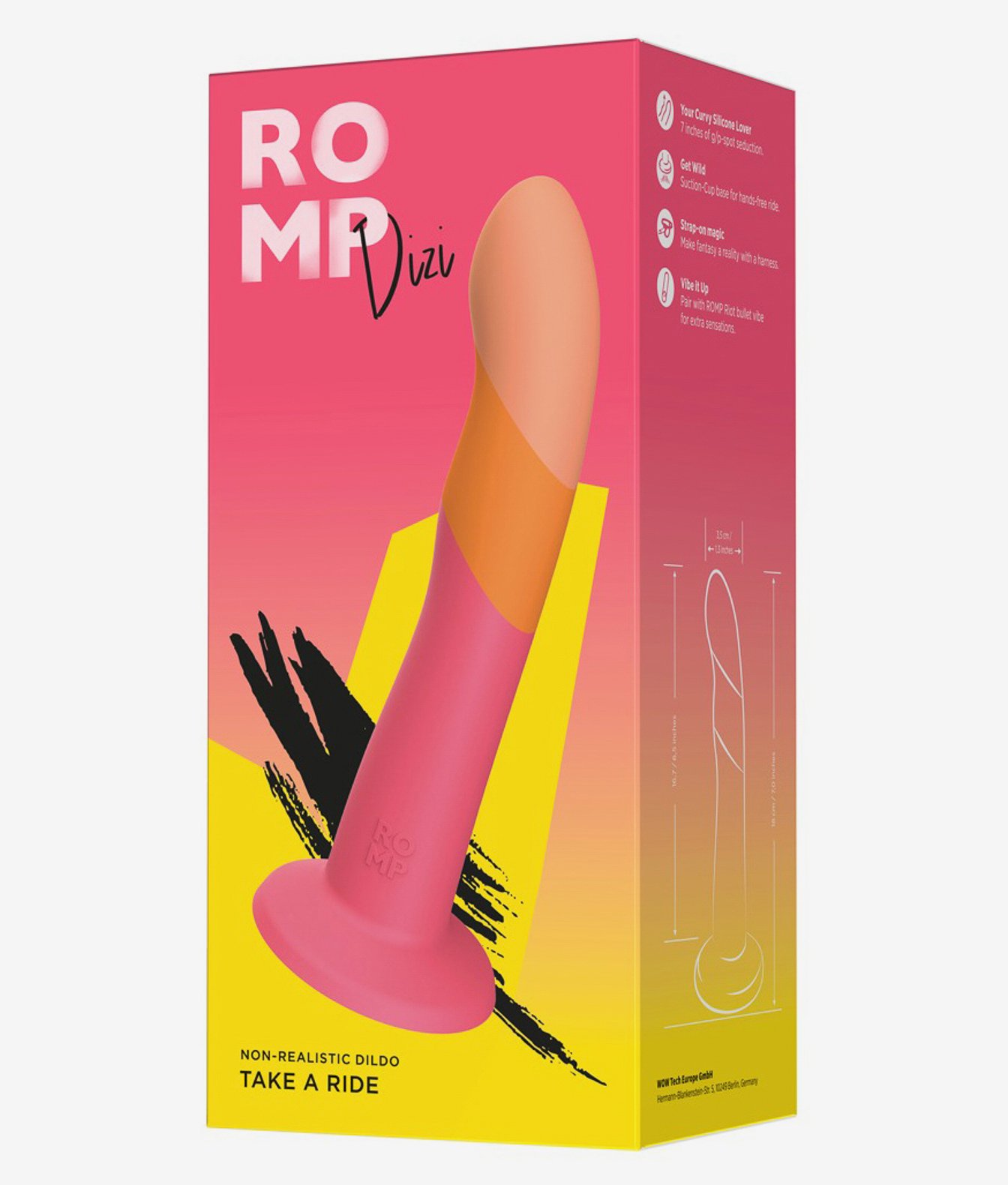 Romp Dizi falowany masażer silikonowy