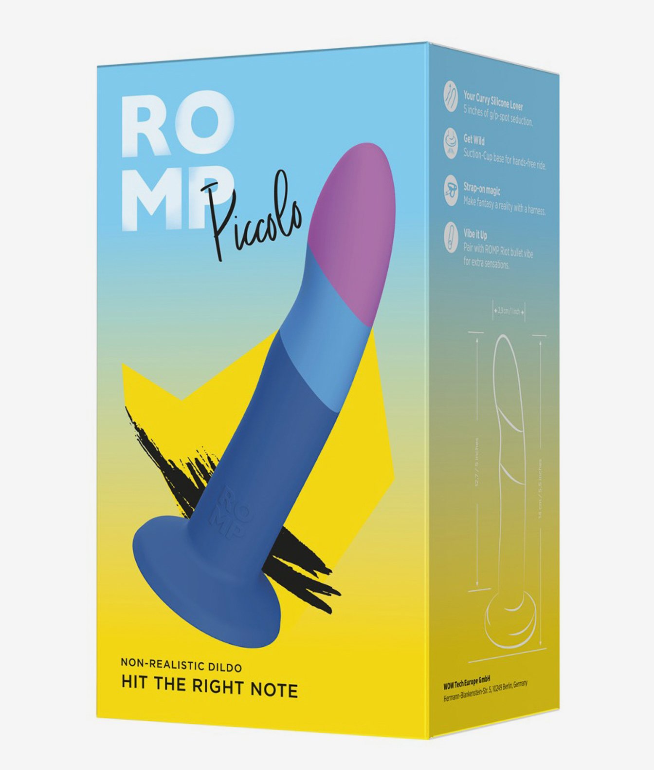 Romp Piccolo falowany masażer silikonowy