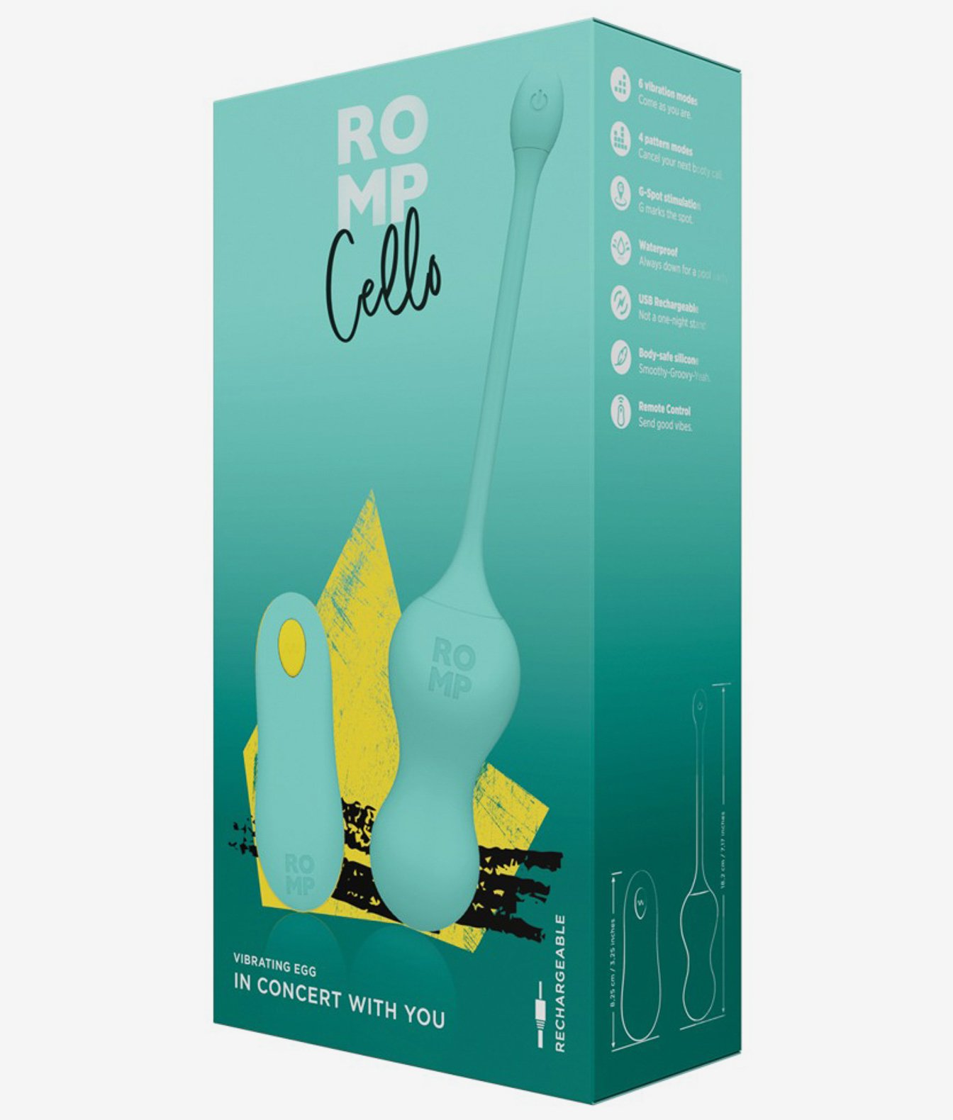 Romp Cello kulki wibracyjne z pilotem