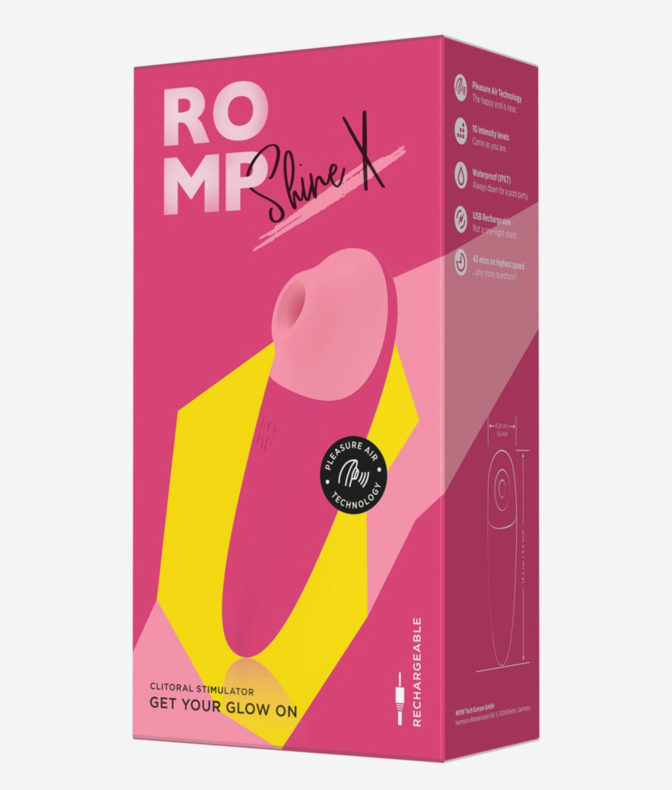 Romp Shine X masażer z technologią pulsacji powietrza