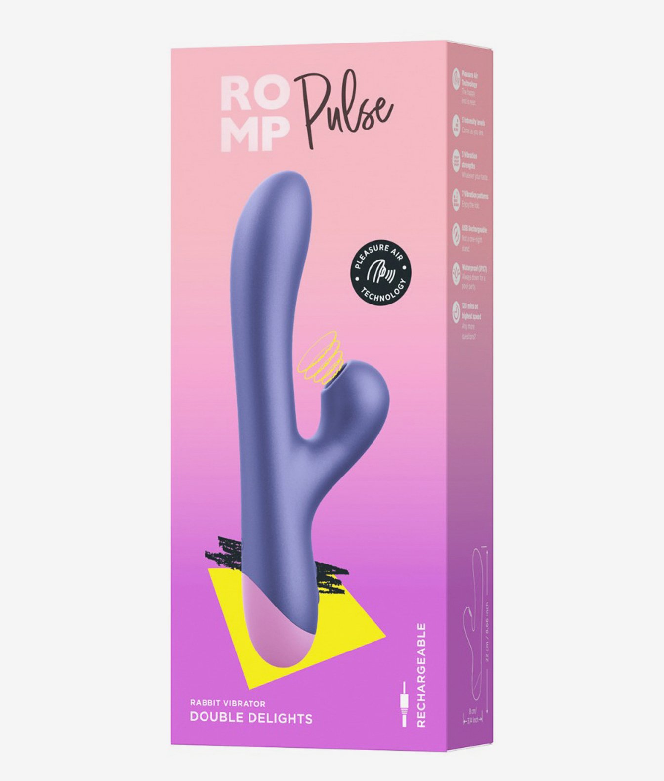 Romp Pulse masażer z funkcją podwójnego masażu