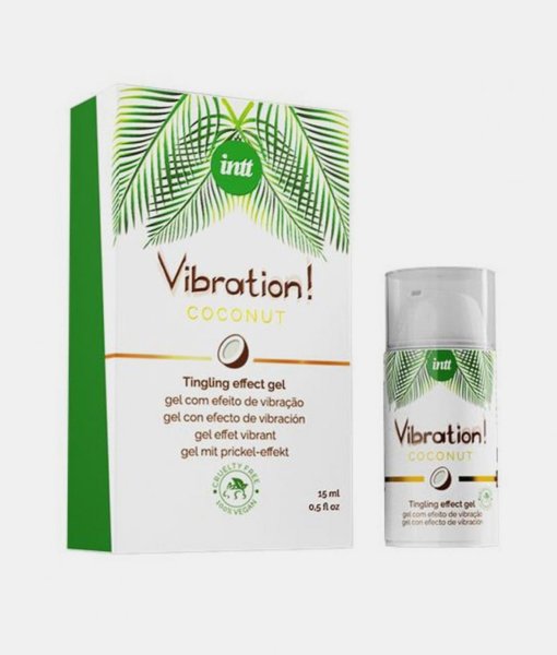 Intt Vibration Coconut Oil Vegan 15ml Stymulujący olejek do masażu wegański