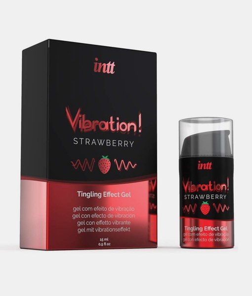 INTT Vibration Strawberry 15 ml żel stymulujący dla par