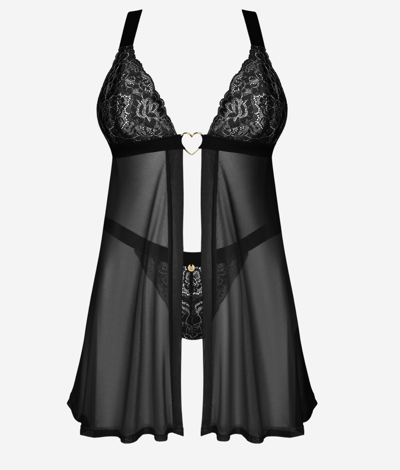 Obsessive Elianes babydoll czarna