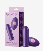 FemmeFunn versa bullet with remote dark purple bullet wibrator thumbnail