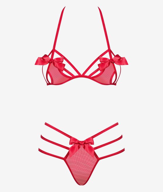 Obsessive Giftella komplet: biustonosz i stringi