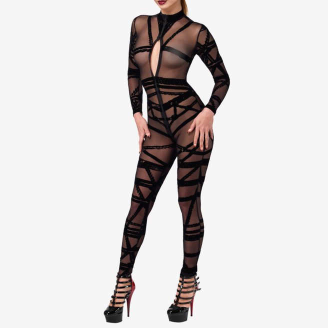 Noir Handmade Bondesque Catsuit F357