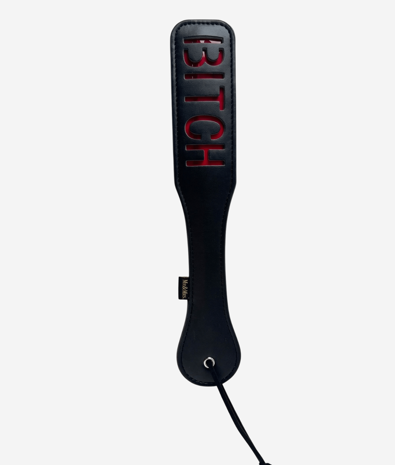 Mr. & Mrs. Akcesorium kostiumowe z napisem BITCH czarne