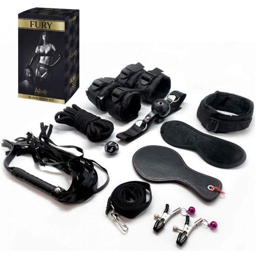 Alive Fury BDSM Kit zestaw BDSM