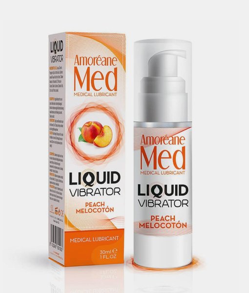 Amoreane liquid vibrator peach 30 ml