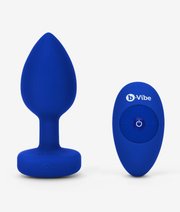 B-Vibe Vibrating Jewel Plug L/XL wibrujący korek analny  thumbnail
