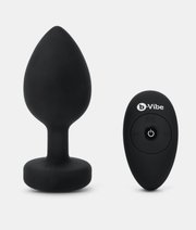 B-Vibe Vibrating Jewel Plug XXL wibrujący korek analny  thumbnail