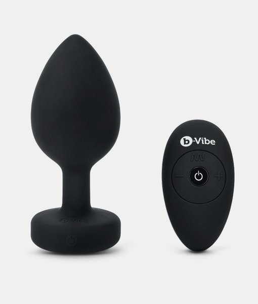 B-Vibe Vibrating Jewel Plug XXL wibrujący korek analny 