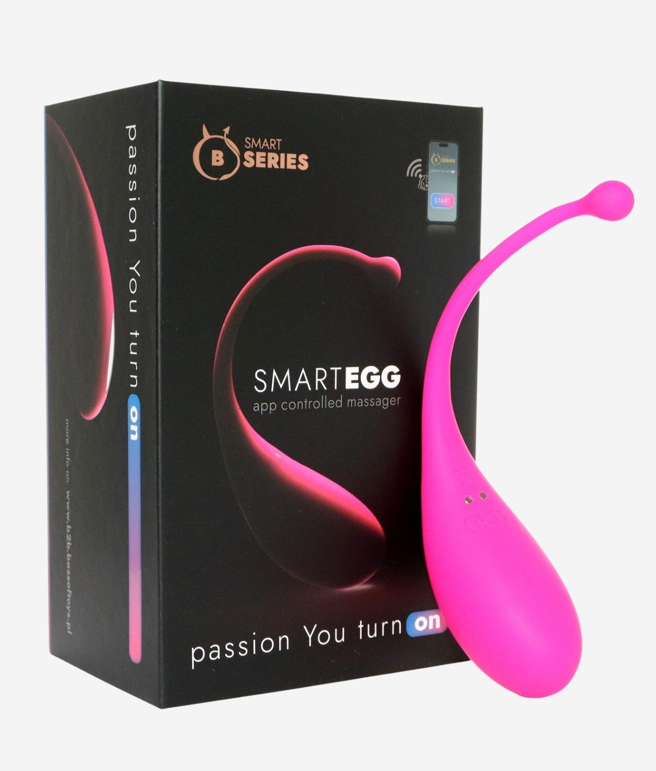 B Series Smart Egg bezprzewodowy masażer z aplikacją