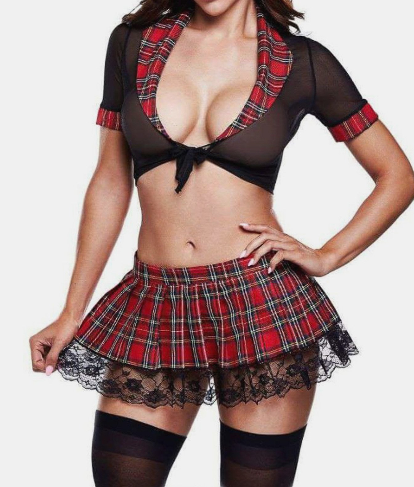 BACI Schoolgirl Set seksowny kostium uczennicy