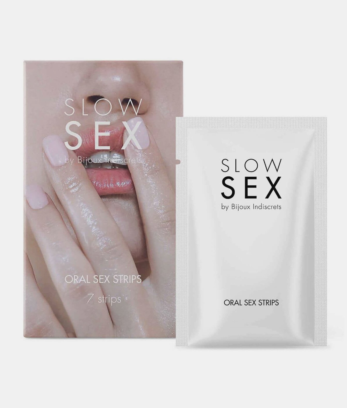 Bijoux Indiscrets Slow Sex Oral Sex Strips płatki do seksu oralnego