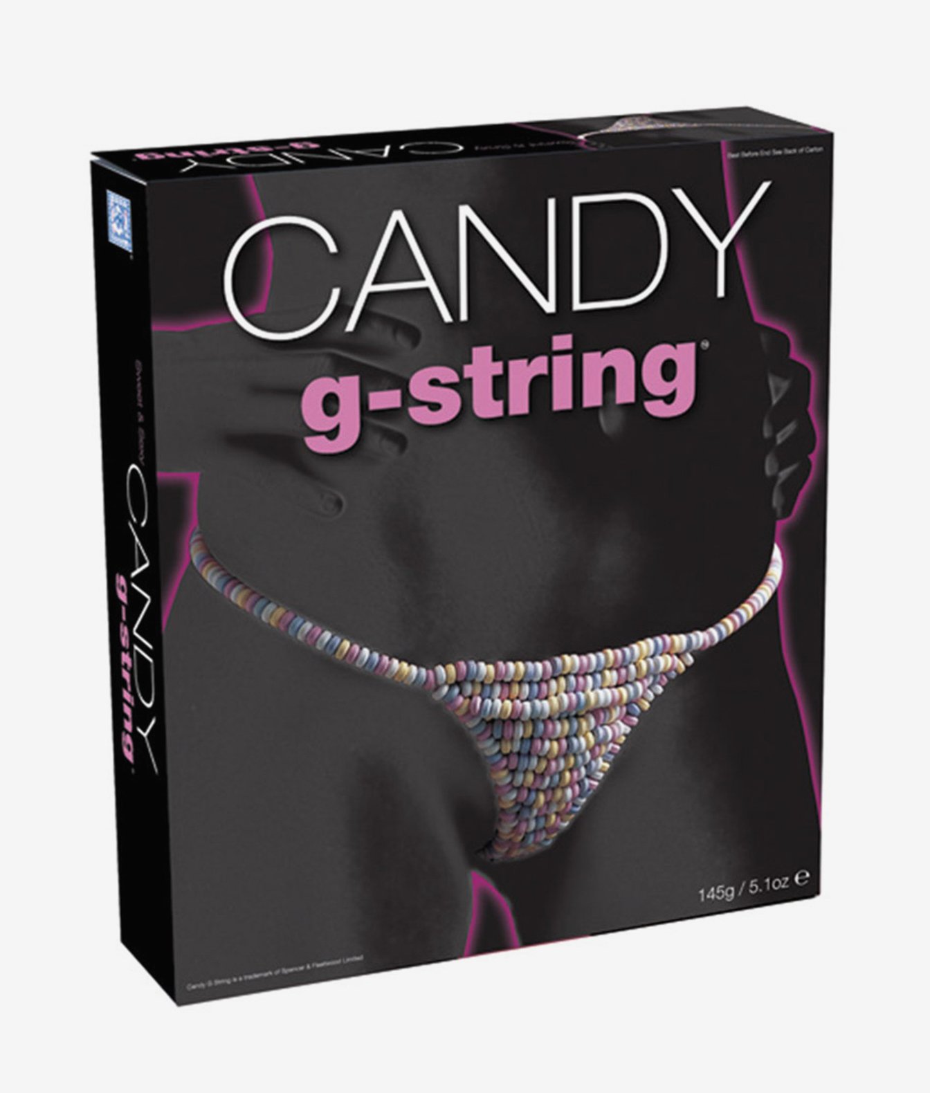Candy G-String jadalne stringi z pudrowych cukierków