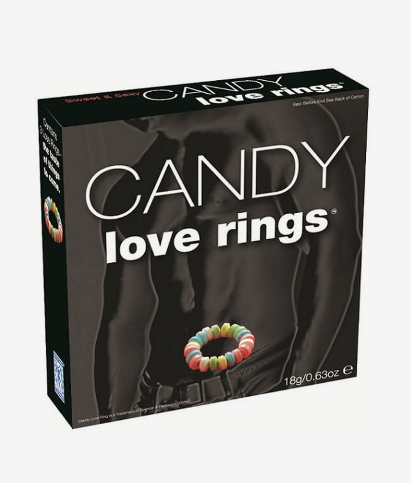 Candy Love Rings jadalny pierścień erekcyjny