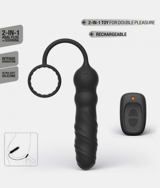 Dorcel Deep Seeker wibrujący plug analny na pilota