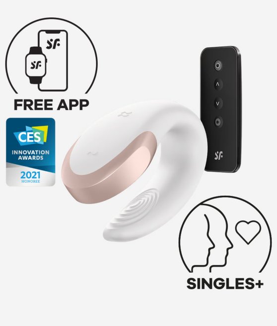 Satisfyer Double Love wibrator z pilotem