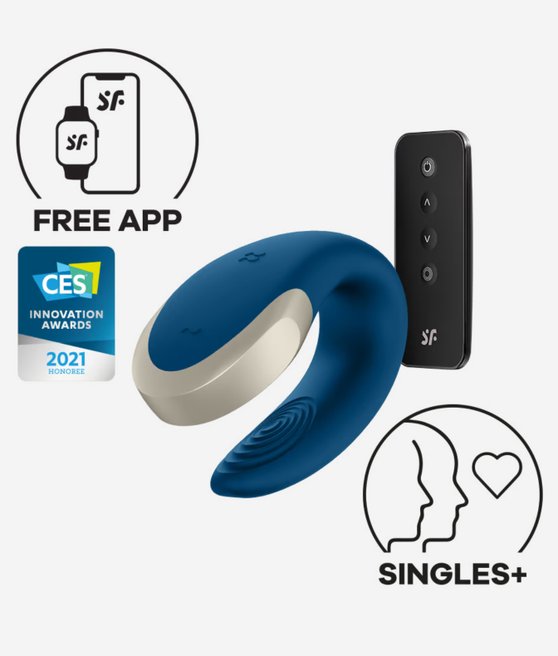 Satisfyer Double Love wibrator z pilotem