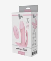 Dream Toys vibes of love remote tri-pleasurer pink wibrator króliczek thumbnail