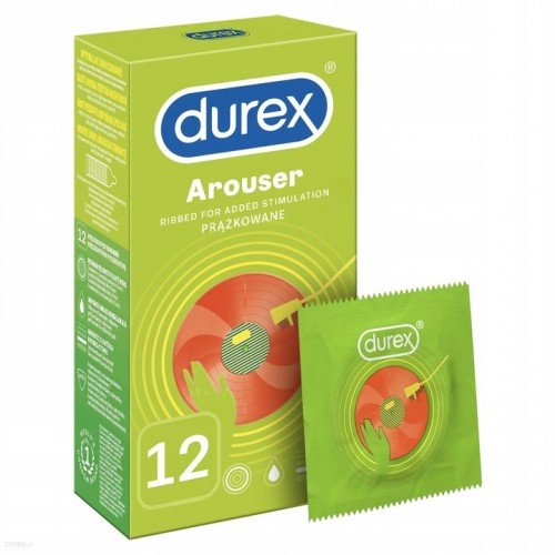 Durex Arouser prezerwatywy pokryte prążkami