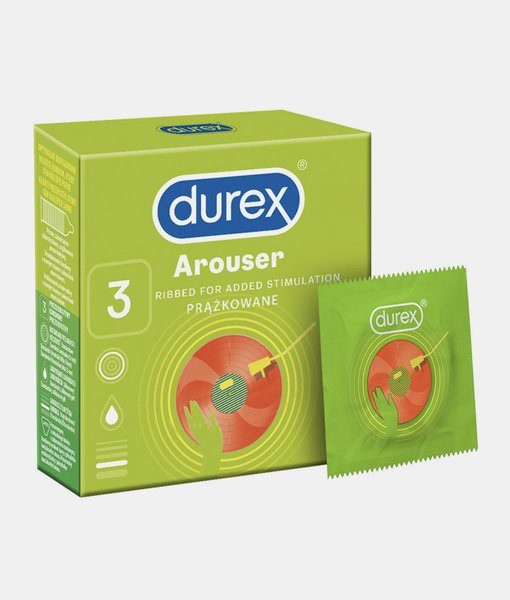 Durex Arouser prezerwatywy prążkowane