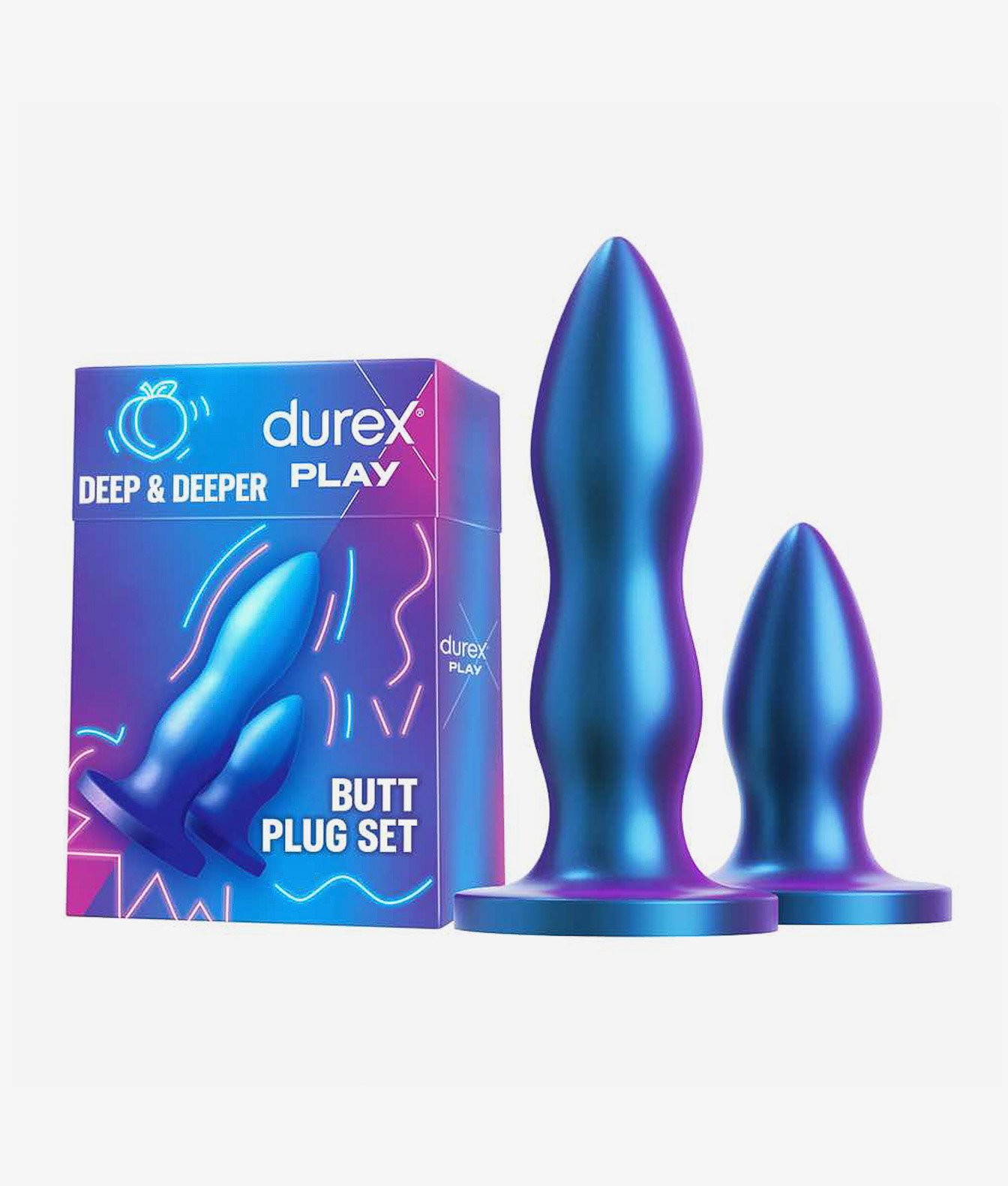 Durex Play Deep & Deeper zestaw korków analnych