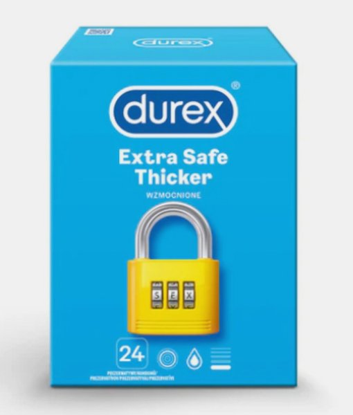 Durex Extra Safe prezerwatywy pogrubione 