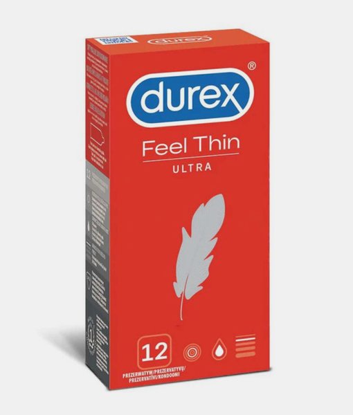 Durex Feel Thin Ultra ultracienkie prezerwatywy lateksowe 