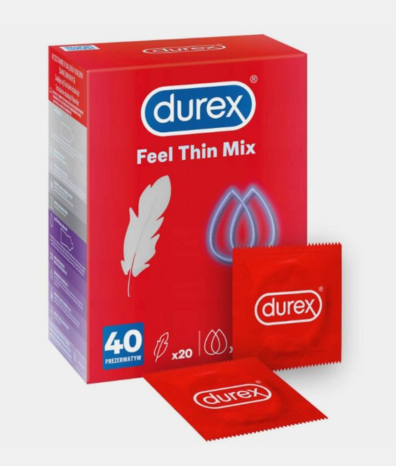 Durex Feel Thin ultracienkie prezerwatywy lateksowe 