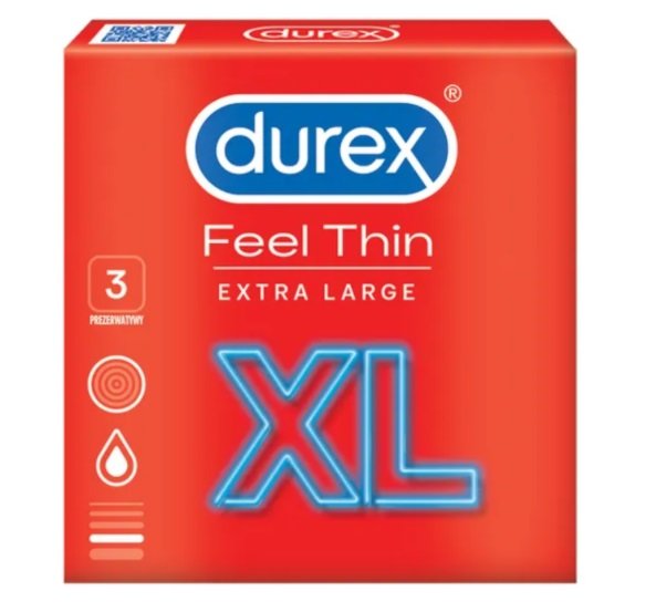 Durex Feel Thin XL prezerwatywy 